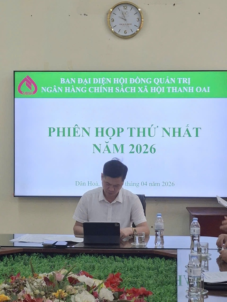 HỘI NGHỊ BAN ĐẠI DIỆN HĐQT NGÂN HÀNG CHÍNH SÁCH XÃ HỘI XÃ DÂN HÒA QUÝ 1 NĂM 2026: TÍN DỤNG CHÍNH SÁCH TIẾP TỤC PHÁT HUY HIỆU QUẢ, NHIỀU CHỈ TIÊU VƯỢT KẾ HOẠCH- Ảnh 5.