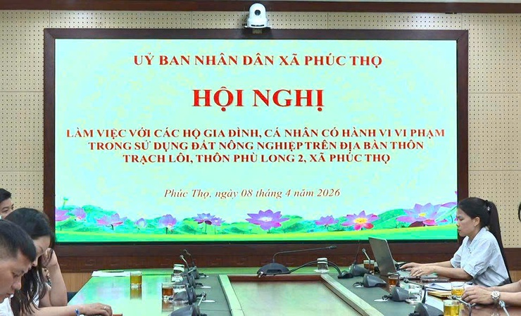 PHÚC THỌ KIÊN QUYẾT XỬ LÝ VI PHẠM TRONG SỬ DỤNG ĐẤT NÔNG NGHIỆP- Ảnh 7.