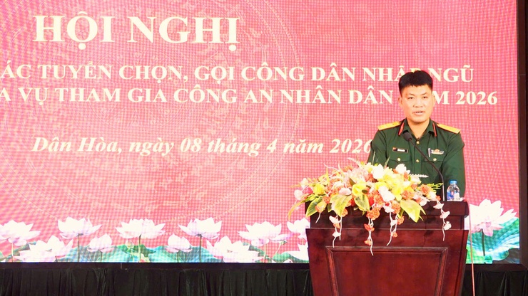 DÂN HÒA TỔNG KẾT CÔNG TÁC TUYỂN QUÂN NĂM 2026.- Ảnh 3.