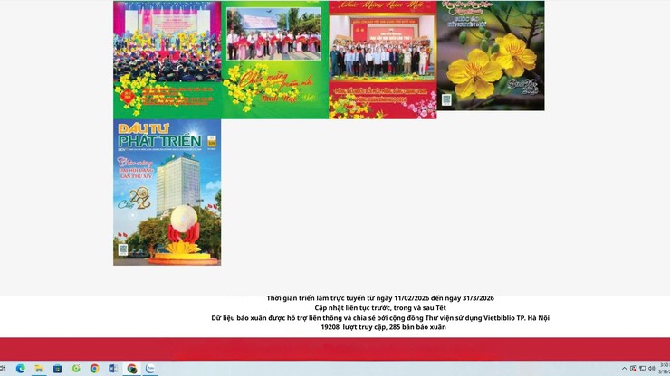 Phường Tây Hồ triển lãm báo xuân trực tuyến: Đánh thức văn hóa đọc trong kỷ nguyên số!- Ảnh 2.