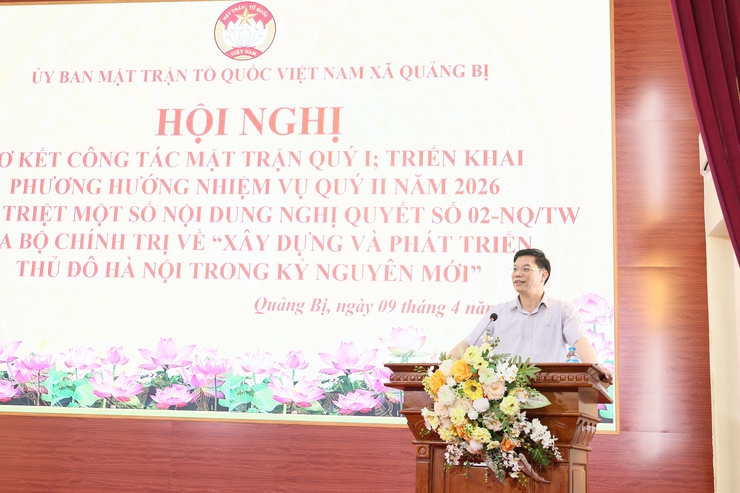 Uỷ ban Mặt trận Tổ quốc Việt Nam xã Quảng Bị sơ kết công tác quý I-2026- Ảnh 5.