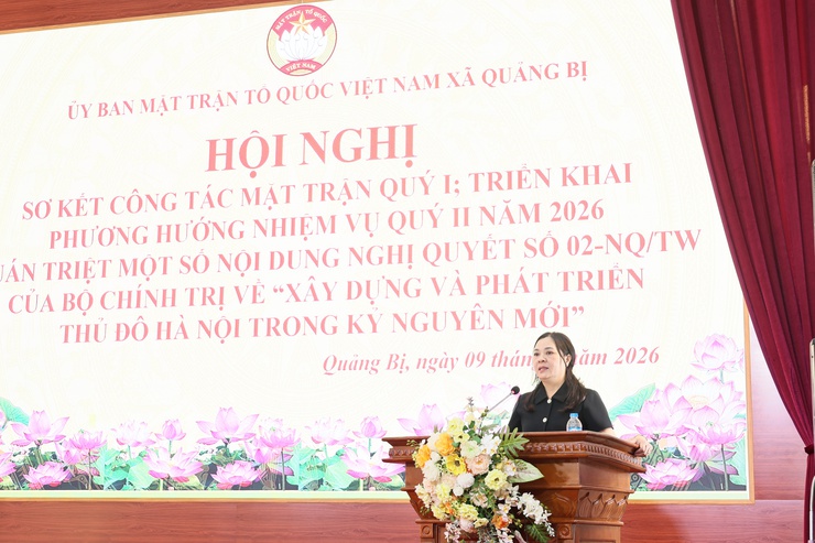 Uỷ ban Mặt trận Tổ quốc Việt Nam xã Quảng Bị sơ kết công tác quý I-2026- Ảnh 6.