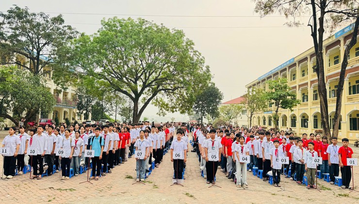 Xã Vật Lại tổ chức khai mạc Kỳ thi Olympic lớp 6, 7, 8 môn Toán, Ngữ Văn,Tiếng Anh năm học 2025 – 2026- Ảnh 2.