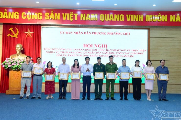 Phường Phương Liệt tổng kết công tác tuyển quân năm 2026- Ảnh 2.