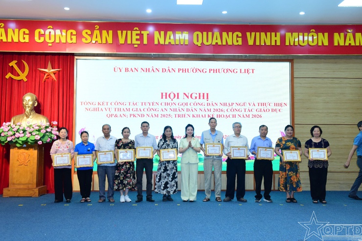 Phường Phương Liệt tổng kết công tác tuyển quân năm 2026- Ảnh 3.