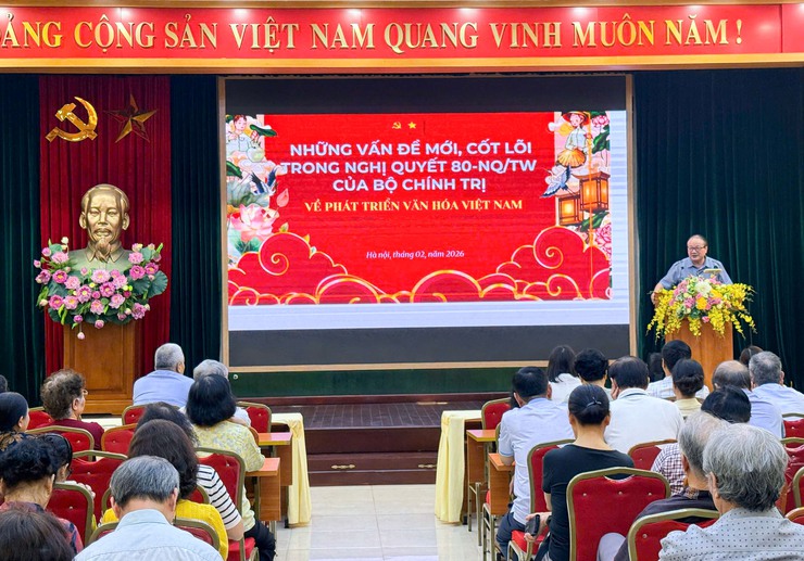 Hội nghị tuyên truyền Nghị quyết số 80-NQ/TW ngày 07/01/2026 của Bộ Chính trị về phát triển văn hoá Việt Nam- Ảnh 2.