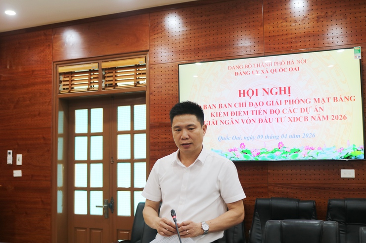 Quốc Oai quyết liệt tháo gỡ  khó khăn  tron côn tác giải phóng mặt bằng, thúc đẩy tiến độ dự án và giải ngân vốn đầu tư công năm 2026- Ảnh 5.