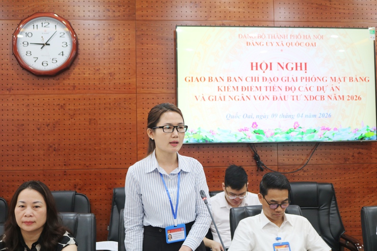 Quốc Oai quyết liệt tháo gỡ  khó khăn  tron côn tác giải phóng mặt bằng, thúc đẩy tiến độ dự án và giải ngân vốn đầu tư công năm 2026- Ảnh 6.