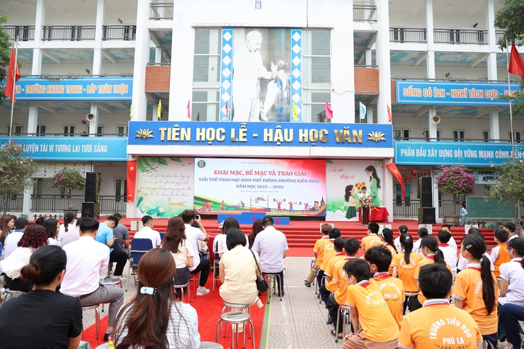 Sôi nổi Giải thể thao học sinh phường Kiến Hưng năm học 2025 - 2026- Ảnh 1.