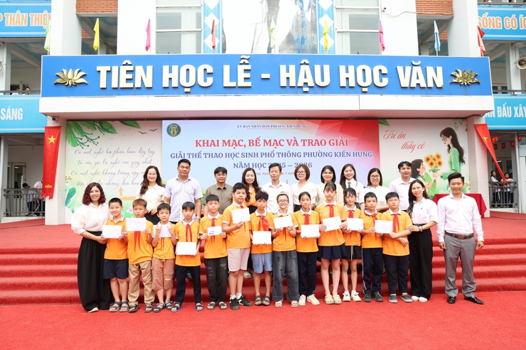 Sôi nổi Giải thể thao học sinh phường Kiến Hưng năm học 2025 - 2026- Ảnh 12.