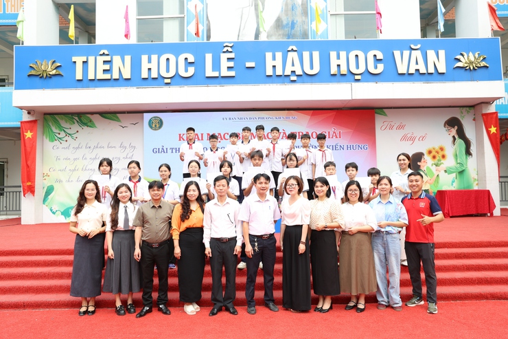 Sôi nổi Giải thể thao học sinh phường Kiến Hưng năm học 2025 - 2026- Ảnh 14.