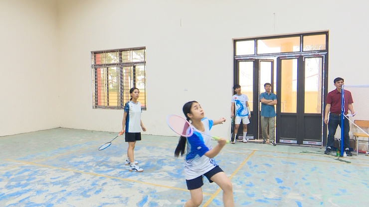 Thượng Phúc tổ chức giải cầu lông học sinh, thúc đẩy phong trào thể thao học đường- Ảnh 1.