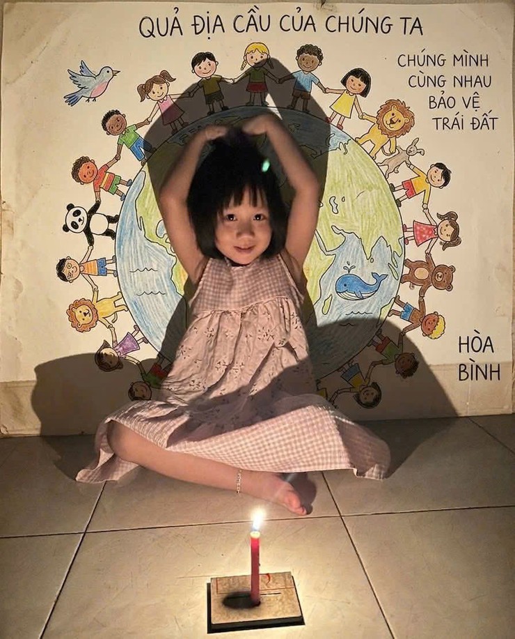 TRƯỜNG MẦM NON TÂN MAI HƯỞNG ỨNG CHIẾN DỊCH "GIỜ TRÁI ĐẤT NĂM 2026"- Ảnh 1.