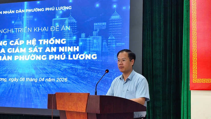 Phường Phú Lương tổ chức hội nghị triển khai nâng cấp đề án "Camera an ninh giám sát" trên địa bàn phường- Ảnh 2.