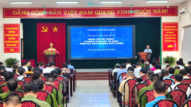 Phường Phú Lương tổ chức hội nghị triển khai nâng cấp đề án "Camera an ninh giám sát" trên địa bàn phường- Ảnh 4.