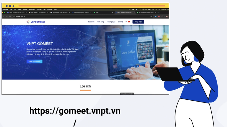 Phường Dương Nội đẩy mạnh triển khai nền tảng họp trực tuyến VNPT GoMeet, từng bước nâng cao hiệu quả chuyển đổi số- Ảnh 2.