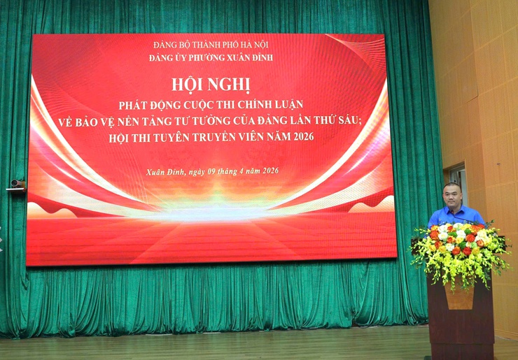Phường Xuân Đỉnh phát động Cuộc thi chính luận bảo vệ nền tảng tư tưởng của Đảng và Hội thi tuyên truyền viên năm 2026- Ảnh 5.
