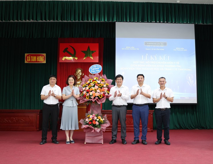 Tam Hưng ký kết hợp tác hỗ trợ chuyên môn với các bệnh viện tuyến trên- Ảnh 3.