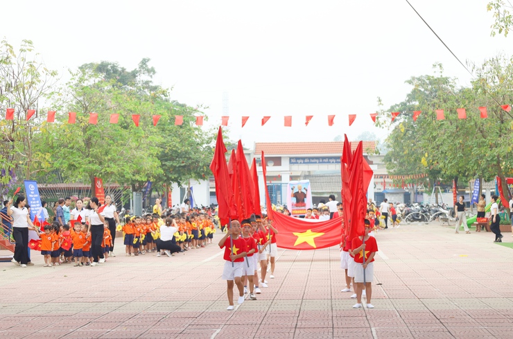 Sôi nổi ngày hội thể thao năm học 2025–2026 tại Trường Mầm non Thanh Mỹ- Ảnh 2.