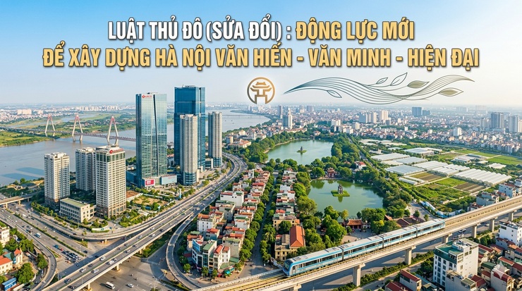 Luật Thủ đô (sửa đổi): Động lực mới để xây dựng Hà Nội Văn hiến - Văn minh - Hiện đại- Ảnh 1.