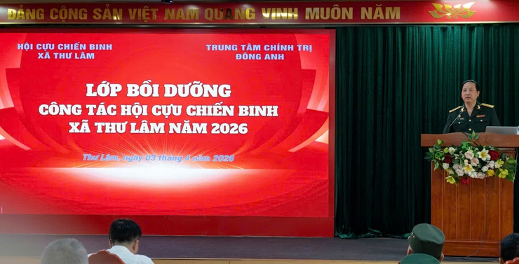 Tập huấn nghiệp vụ công tác Hội Cựu chiến binh xã Thư Lâm năm 2026- Ảnh 2.