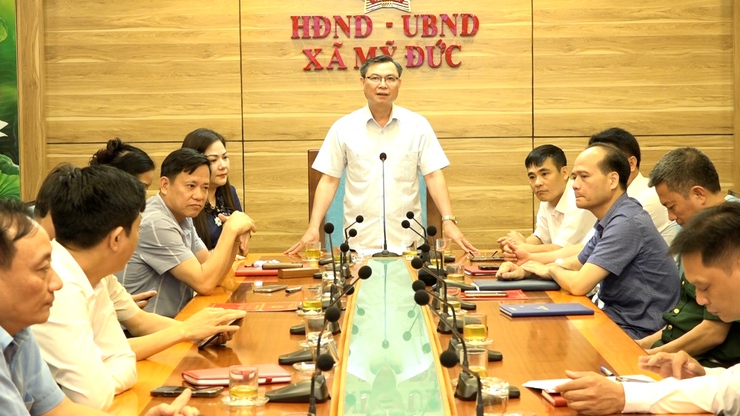 Xã Mỹ Đức công bố các Quyết định của Ban Thường vụ Thành ủy; các Nghị quyết, Quyết định của HĐND, UBND Thành phố và Nghị quyết của HĐND xã về công tác cán bộ- Ảnh 9.