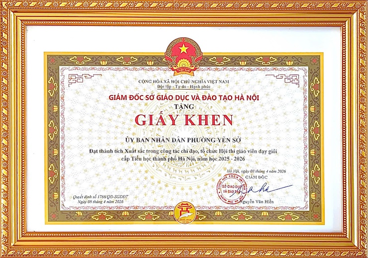 Tổng kết cuộc thi giáo viên dạy giỏi Thành phố
cấp tiểu học năm học 2025 – 2026- Ảnh 4.