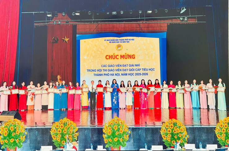 Tổng kết cuộc thi giáo viên dạy giỏi Thành phố
cấp tiểu học năm học 2025 – 2026- Ảnh 3.