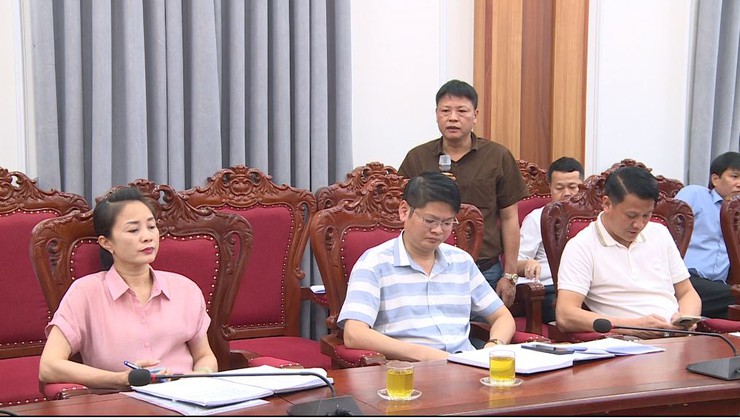 UBND xã Phúc Lộc tổ chức Hội nghị làm việc với các nhà thầu đẩy nhanh tiến độ thi công và giải ngân các dự án trên địa bàn xã- Ảnh 6.