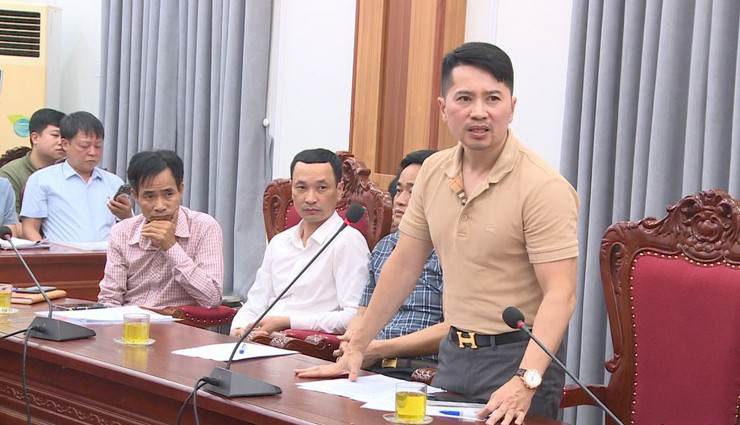 UBND xã Phúc Lộc tổ chức Hội nghị làm việc với các nhà thầu đẩy nhanh tiến độ thi công và giải ngân các dự án trên địa bàn xã- Ảnh 9.