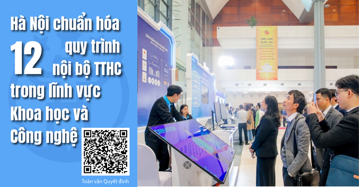 Hà Nội: Chuẩn hóa 12 quy trình nội bộ thúc đẩy đổi mới sáng tạo theo quyết định 460/QĐ-TTPVHCC- Ảnh 1.