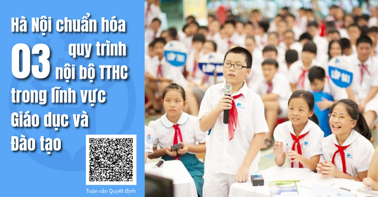 Hà Nội công bố 03 quy trình nội bộ mới trong lĩnh vực giáo dục, đẩy mạnh dạy và học bằng tiếng nước ngoài- Ảnh 1.