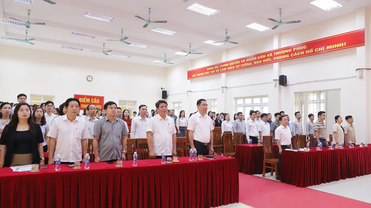 Xã Thượng Phúc đánh giá kết quả quý I, đề ra nhiệm vụ trọng tâm quý II/2026- Ảnh 1.