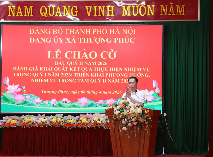 Xã Thượng Phúc đánh giá kết quả quý I, đề ra nhiệm vụ trọng tâm quý II/2026- Ảnh 2.