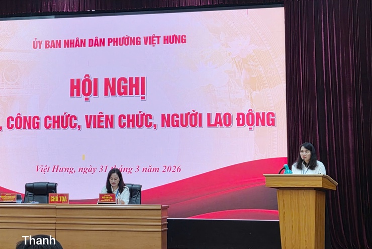Hôi nghi can bô, công chưc, ngươi lao đông cơ quan UBND phương Viêt Hưng năm 2026- Ảnh 2.