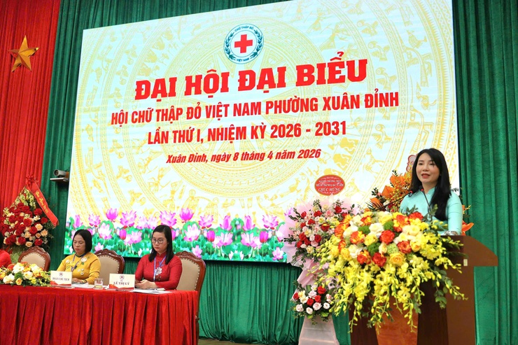 Phường Xuân Đỉnh tổ chức thành công Đại hội đại biểu Hội Chữ thập đỏ lần thứ I, nhiệm kỳ 2026 - 2031- Ảnh 3.