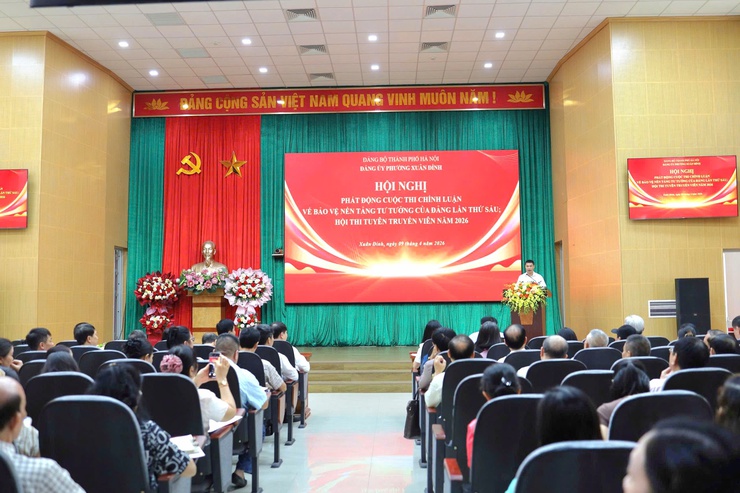 Phường Xuân Đỉnh phát động Cuộc thi chính luận bảo vệ nền tảng tư tưởng của Đảng và Hội thi tuyên truyền viên năm 2026- Ảnh 2.