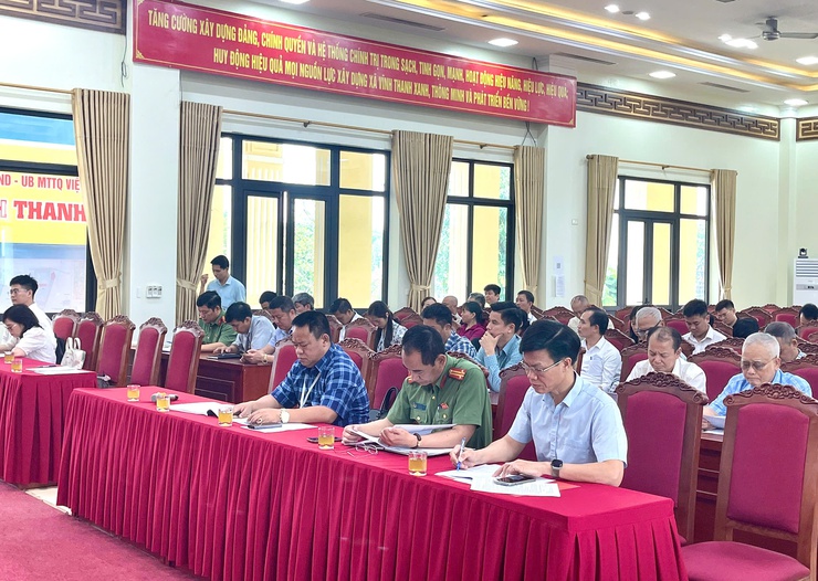 XÃ VĨNH THANH CÔNG BỐ ĐIỀU CHỈNH QUY HOẠCH KHU TRUNG TÂM GIAO LƯU HÀNG HÓA VÀ CÔNG VIÊN CÂY XANH- Ảnh 2.