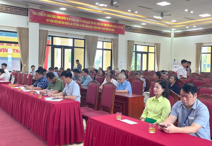 XÃ VĨNH THANH CÔNG BỐ ĐIỀU CHỈNH QUY HOẠCH KHU TRUNG TÂM GIAO LƯU HÀNG HÓA VÀ CÔNG VIÊN CÂY XANH- Ảnh 3.
