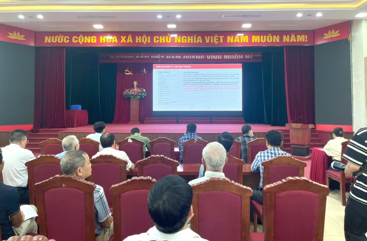 XÃ VĨNH THANH CÔNG BỐ ĐIỀU CHỈNH QUY HOẠCH KHU TRUNG TÂM GIAO LƯU HÀNG HÓA VÀ CÔNG VIÊN CÂY XANH- Ảnh 5.