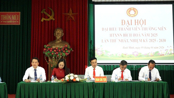 Đại hội đại biểu thành viên thường niên HTXNN Bích Hoà năm 2025 lần thứ nhất, nhiệm kỳ 2025- 2030- Ảnh 4.