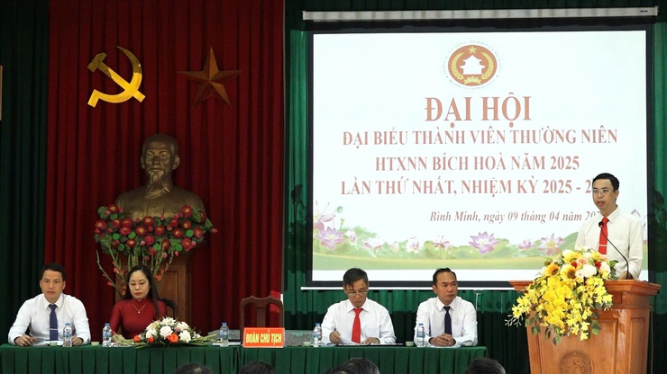 Đại hội đại biểu thành viên thường niên HTXNN Bích Hoà năm 2025 lần thứ nhất, nhiệm kỳ 2025- 2030- Ảnh 3.