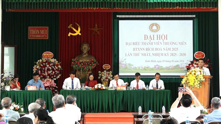 Đại hội đại biểu thành viên thường niên HTXNN Bích Hoà năm 2025 lần thứ nhất, nhiệm kỳ 2025- 2030- Ảnh 5.