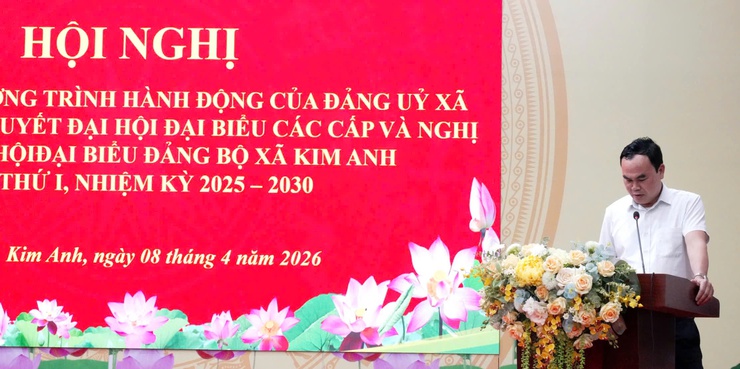 XÃ KIM ANH SƠ KẾT CÔNG TÁC XÂY DỰNG  ĐẢNG,  XÂY DỰNG HỆ THỐNG CHÍNH TRỊ  QUÝ 1 NĂM 2026- Ảnh 8.