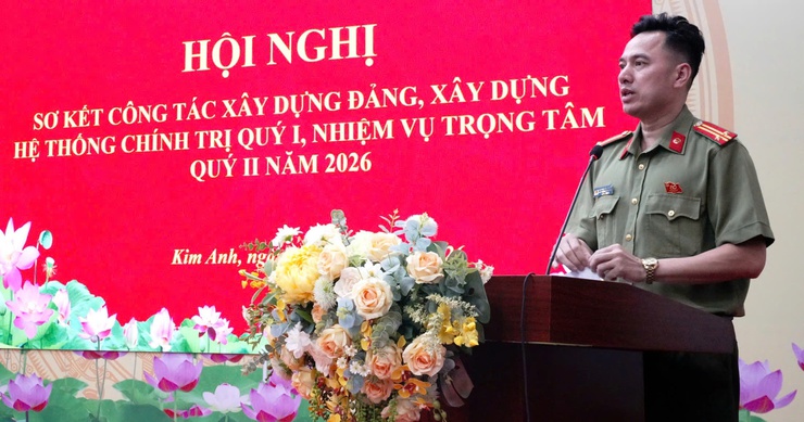 XÃ KIM ANH SƠ KẾT CÔNG TÁC XÂY DỰNG  ĐẢNG,  XÂY DỰNG HỆ THỐNG CHÍNH TRỊ  QUÝ 1 NĂM 2026- Ảnh 9.