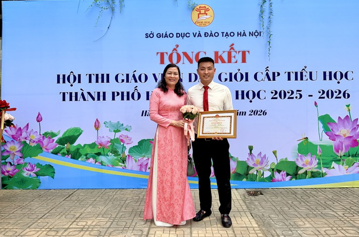 Quảng Bị: 1 cá nhân được khen thưởng có thành tích tiêu biểu trong hội thi giáo viên dạy giỏi tiểu học thành phố Hà Nội- Ảnh 3.