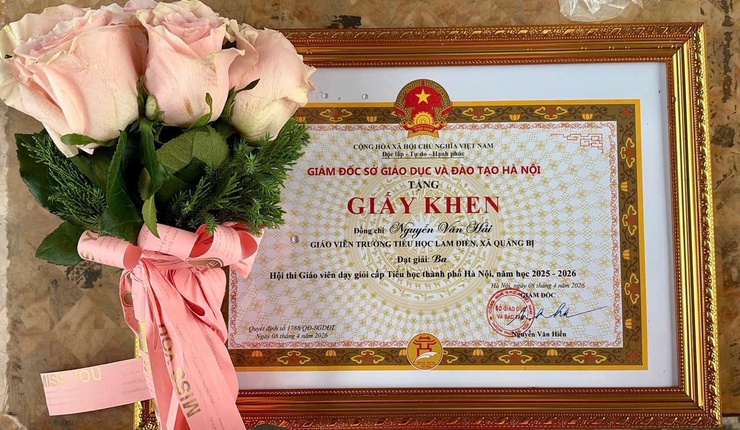 Quảng Bị: 1 cá nhân được khen thưởng có thành tích tiêu biểu trong hội thi giáo viên dạy giỏi tiểu học thành phố Hà Nội- Ảnh 2.