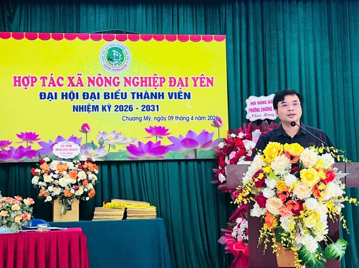 HTX Nông nghiệp Đại Yên tổ chức thành công Đại hội đại biểu thành viên nhiệm kỳ 2026–2031- Ảnh 7.
