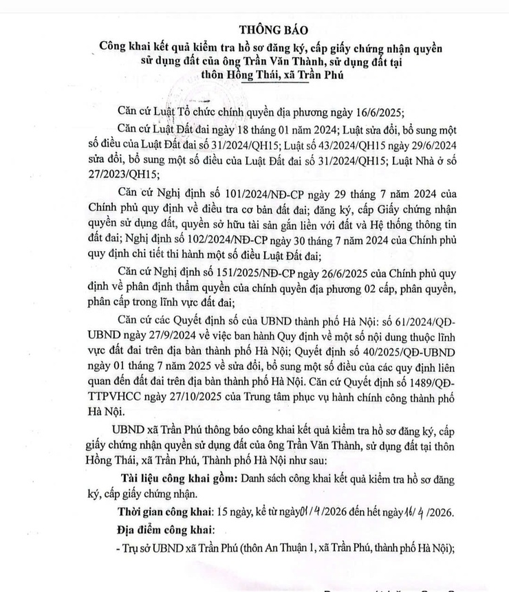 Thông báo- Ảnh 1.