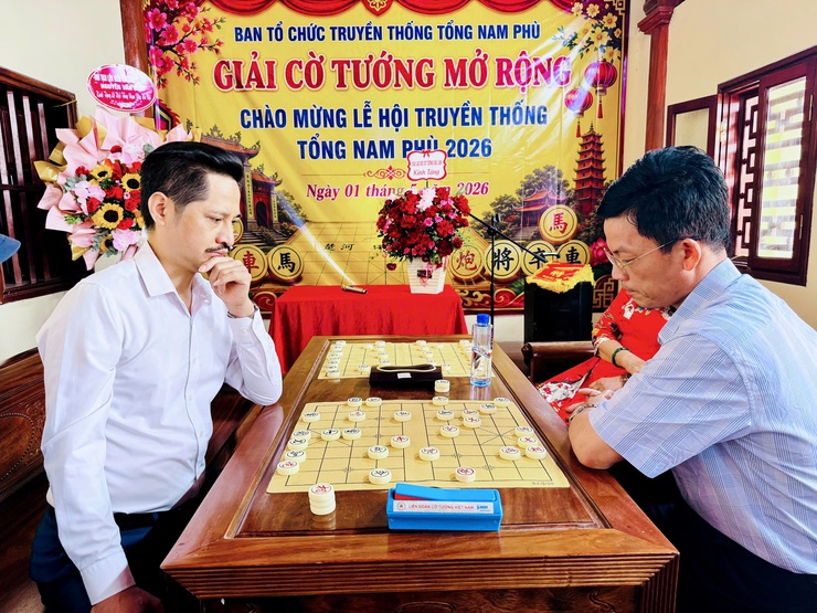 50 Kỳ thủ hội tụ về Nam Phù tranh tài tại Giải cờ Tướng- Ảnh 11.